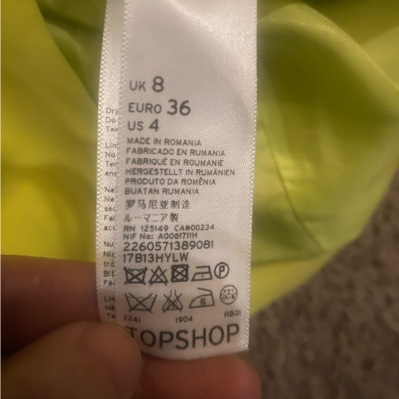 🌼 TOPSHOP Crepe Cropped Blazer Jacket - Picture 10 of 12